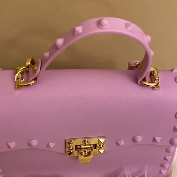 NWT Most Wanted Jelly Crossbody Purse - Purple - Picture 6 of 10